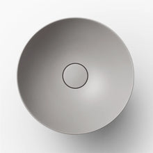 Load image into Gallery viewer, Alape 3900 000 084 Terra dish basin D300mm in gravel matt without tap hole and overflow, with drain valve and valve cap
