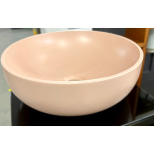 COLLINA35P202 D350x130mm countertop wash basin in power pink mat