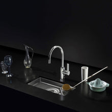 Load image into Gallery viewer, 38.001.000.86 Surface-Mounted Single Sink 210 X 405 X 40 mm in Stainless Steel [不銹鋼 檯面 單星盆]
