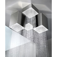 Load image into Gallery viewer, Segni 33015.238 Ceiling-Mount Overhead Shower in Steel Mirror  Size : 202 X 202 X 90 mm

