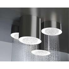 Load image into Gallery viewer, Segni 33021.238 Ceiling-Mounted Overhead Shower in Steel Mirror  Size : 272 X 207 X 270 mm
