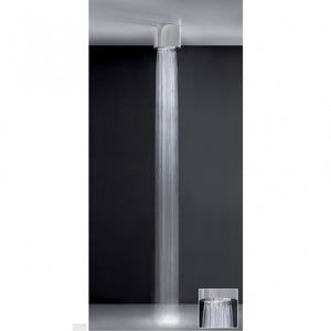 Segni 33031.238 Ceiling-Mount Overhead Shower in Steel Mirror  Size : 218 mm Diameter X 270 mm