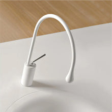 Load image into Gallery viewer, Goccia 33610.279 High Single Lever Washbasin Mixer in White and Chrome
