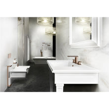 Load image into Gallery viewer, Eleganza Sit-on/Wall hung Basin 46813.521 with Eleganza 46817.521 Set of Legs in White
