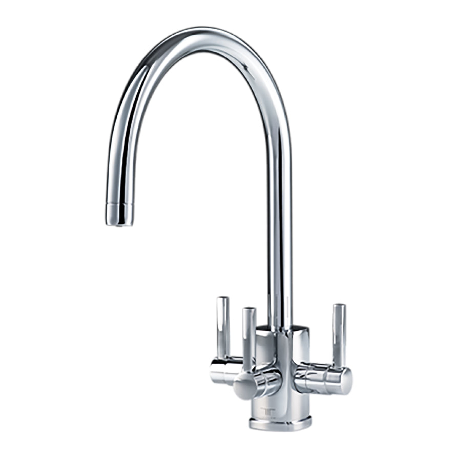 KT34C monobloc mixer with C spout and filter in chrome  [濾水廚房龍頭]