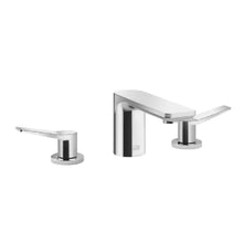 Load image into Gallery viewer, issé 20713845-00 Deck-mounted Twin Handle Basin Mixer w/Pop-up Waste in Polished Chrome
