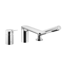 Load image into Gallery viewer, 27312845-00 Three-Hole Single-Lever Bath Mixer with Shower Set   Finish : Chrome Plated
