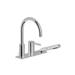 27.322.885.00 Tara Logic Bath-Shower Mixer with Cover Plate and 220 mm Projection
