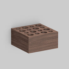 Load image into Gallery viewer, 8266 000 671 Assist AS.Box2 perforated block 89 x 89 x 44 mm in oiled American hazelnut

