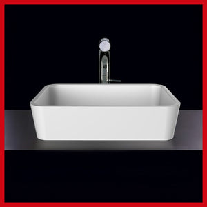 Edge VB-EDG-45-AN sit-on washbasin 450 x 322 x 110 mm in anthracite QUARRYCAST™