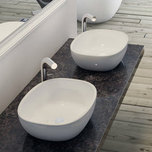 Load image into Gallery viewer, Barcelona VB-BAR-64-NO washbasin&nbsp;635 x 346 x 169 mm in white QUARRYCAST™
