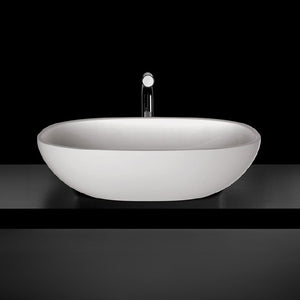 Barcelona VB-BAR-64-NO washbasin&nbsp;635 x 346 x 169 mm in white QUARRYCAST™
