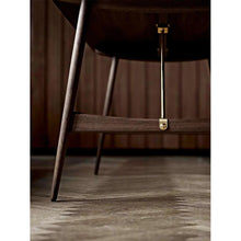 Load image into Gallery viewer, Carl Hansen &amp; Son Hunting BM1160 Table, 2100w x 820d x 720h mm, Frame Walnut Oil , brass cross bars
