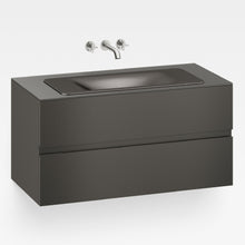 Load image into Gallery viewer, A3270C1R70 countertop washbasin   L420 x W900 x D210mm in shagreen dark metallic
