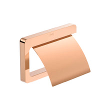 Load image into Gallery viewer, A817033RG0 Tempo toilet roll holder in rose gold with cover
