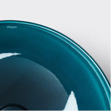 Load image into Gallery viewer, Alape 3900 000 093 Aqua dish basin D300mm in deep indigo without tap hole and overflow, with drain valve and valve cap
