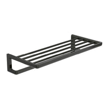 Load image into Gallery viewer, 817032022 Tempo towel rack titanium black with towel rail

