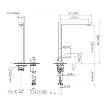 Load image into Gallery viewer, Lot 32800680-99 Deck-mounted Single-lever Sink Mixer in Dark Platinum Matt [廚房龍頭]
