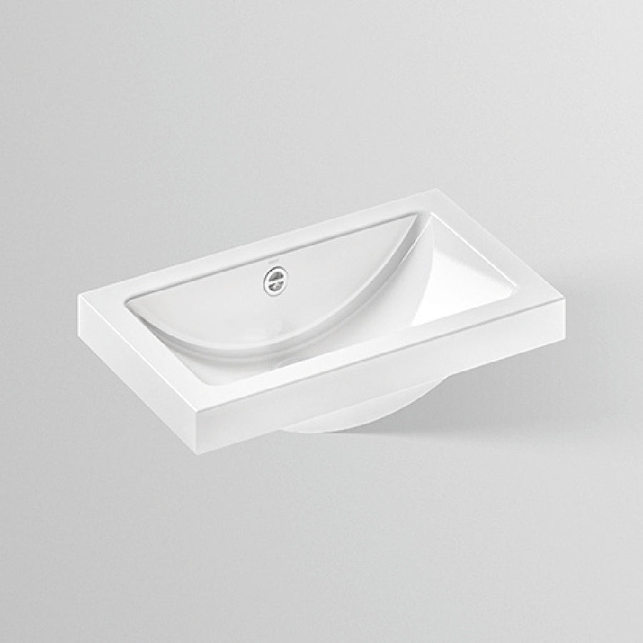 AB.R585.1 3205 000 000 sit-on basin 585 x 347 x 60 mm in white