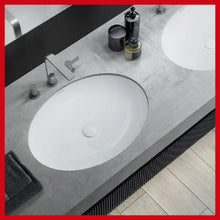 Load image into Gallery viewer, Kaali UB-KAA-65-IO undercounter basin in white 641 x 466 x 132mm QUARRYCAST™
