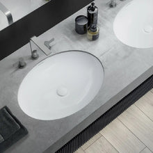 Load image into Gallery viewer, Kaali UB-KAA-65-IO undercounter basin in white 641 x 466 x 132mm QUARRYCAST™
