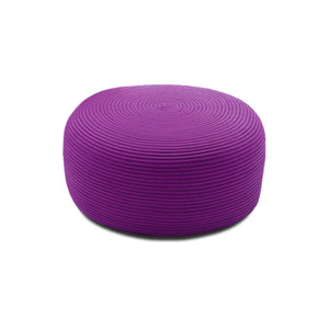 Paola Lenti Otto B68C Outdoor Round Pouf, D600 x 310h mm, Fabric Rope T6766