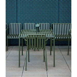Palissade Table, 825w x 900d x 750h mm, Frame Olive Powder Coated