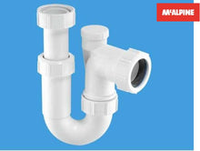 Load image into Gallery viewer, Asa10v 1-1/4&quot; Anti- Syphonage Plastic Tubular Swivel Basin Bottle Trap with Adjustable Inlet (For Pvc Connection)
