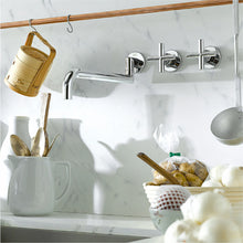 Load image into Gallery viewer, Tara 36.818.892.49 Wall-Mounted Sink Mixer in Cyprum with 3571297090 concealed part
