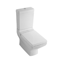 Load image into Gallery viewer, La Belle 564710.R1 Floor-Standing Close to the Wall? ?Toilet Bowl Horizontal Outlet, 5747a1.R1 Tank with Fitting Water Inlet From the Bottom in White Activecare Ceramicplus &amp; 9m32.S1.R1 Seat and Cover in white
