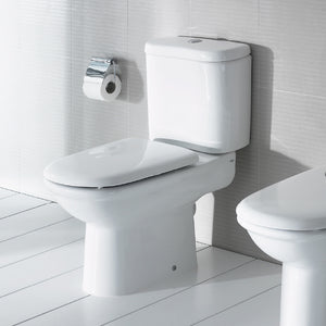 Giralda S-trap Toilet 342467+34145W with Hara 535197 Seat & Cover in White
