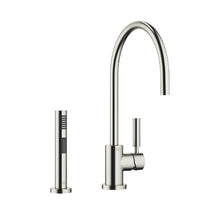 Load image into Gallery viewer, Dornbracht Tara Classic 33826888-06 Sink Mixer with 27721970-06Pull-out Spray in Platinum Matt
