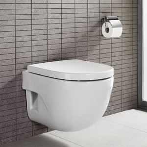346248 Meridian Compact Wall Mounted W.C.in white with 8012ab N-Meridian Seat and Cover