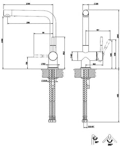13191.031 Sink Mixer with Wsd  Limited Flow Rate: Less Than 5.8l/Min (13191.031.031)  Finish: Chrome