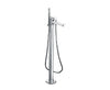 Z5A2720C0N Escuadra  free-standing bath and shower mixer in chrome with shower hand
