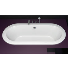 Load image into Gallery viewer, 2740 Bettestarlet Oval Enamelled Pressed Steel Bathtub [鋼板浴缸] with Anti-Slip, Anti-Noise and B23-1500 Universal Cradles Size: 1850 x 850mm
