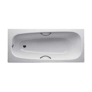 3800 Betteform Bathtub with Antislip, Antinoise and Hangrips  Size: 1800 x 800 x 420mm  Colour: White