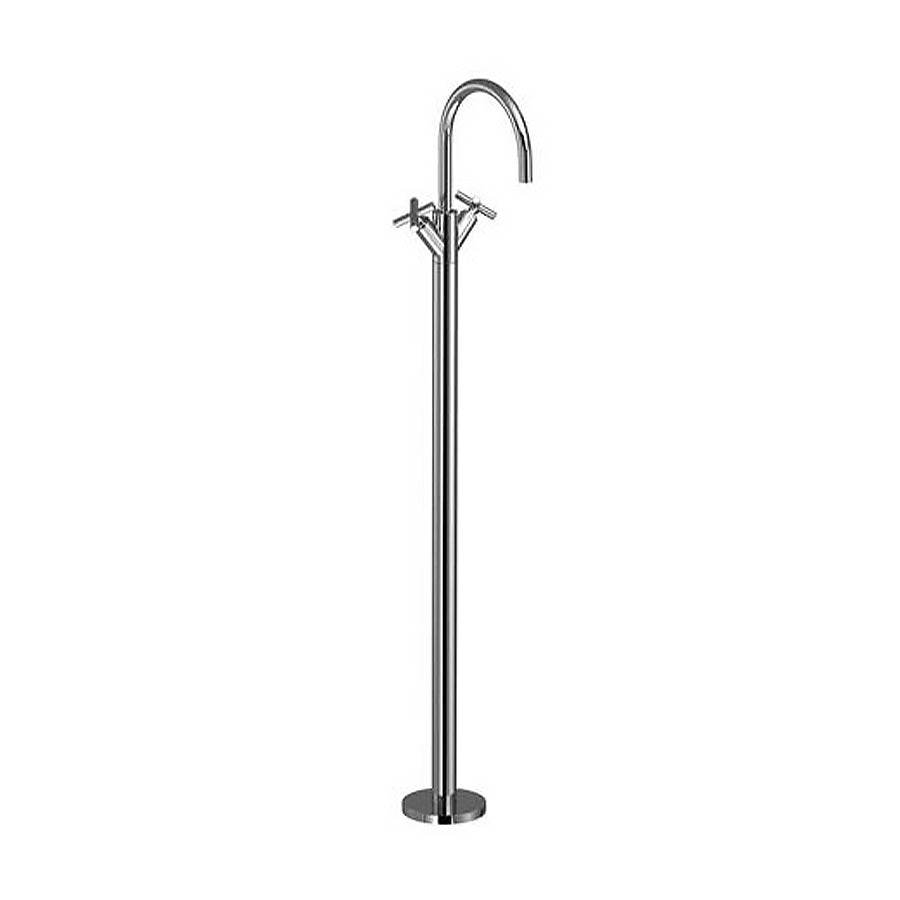 Tara. 22.584.892.00 Single-Hole Basin Mixer in Chrome with Stand Pipe, 200 mm Projection