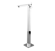 Load image into Gallery viewer, Supernova 33.584.710.00 single-lever basin mixer for free-standing assembly, with stand pipe, no pop-up waste, with concealed part

