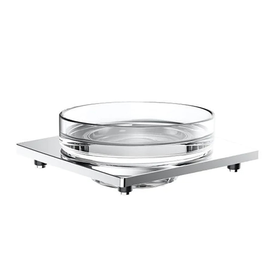 Liaison Gallery Soap Holder 173000110, Dish Crystal Clear  Finish: Chrome