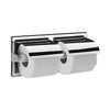 System 2 3500 000 02 Build-In Double Paper Holder with Cover in Chrome