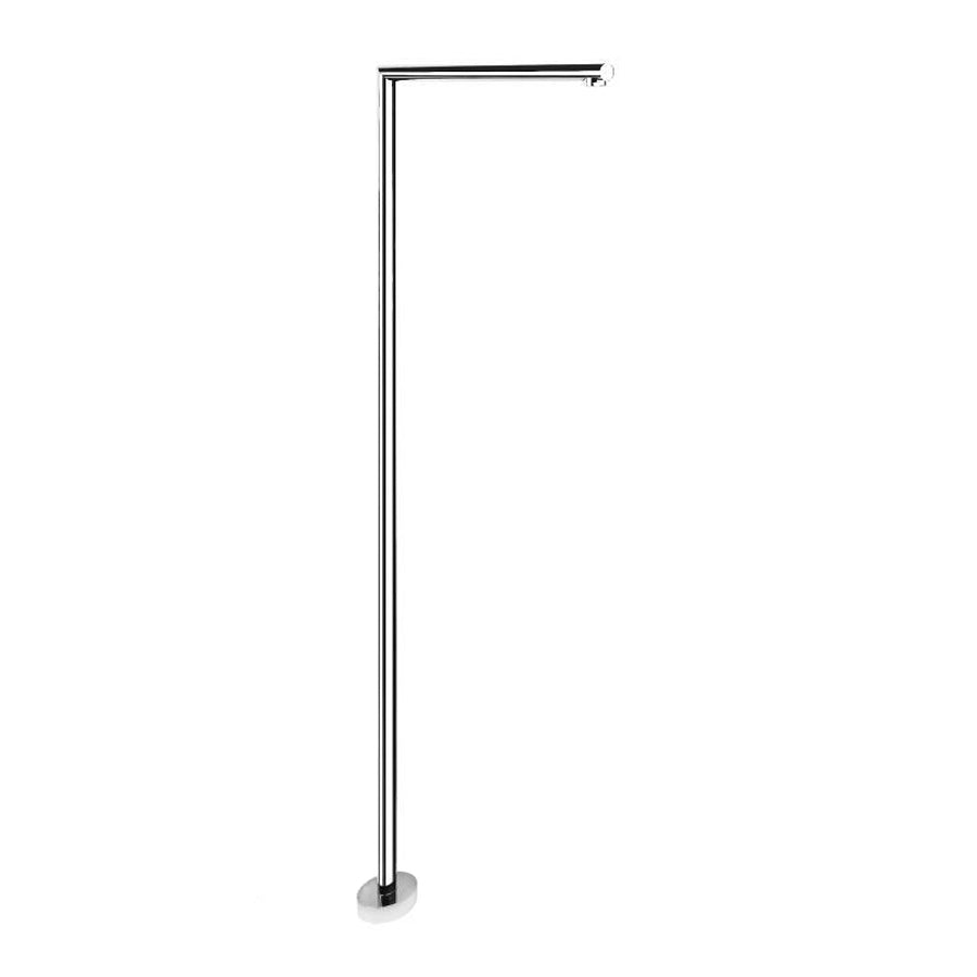 Ovale 23095.031 Floor-Mount Basin Spout 1024 mm with Separate Control  Finish: Chrome