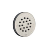 oxygene wellness 32971.031 65mm diameter lateral wall shower head in chrome