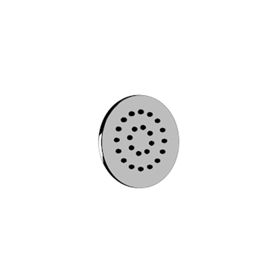 oxygene wellness 32971.031 65mm diameter lateral wall shower head in chrome