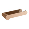 Cono 45455030 Wall-Mounted Paper Roll Holder in Copper Pvd Without Cover