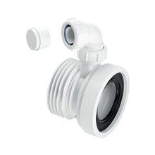 Load image into Gallery viewer, ZB38204FM straight wc pan connector  color: white
