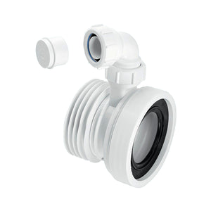 ZB38204FM straight wc pan connector  color: white