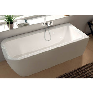 Nauha Gxl H582ky3 Bathtub 1700 X 750 mm in White with Hydrosonic, Hydrosilence and Turned Front Panel