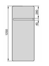 Load image into Gallery viewer, Radiator 1250 X 400 mm in Anthracite Grey 7016 with Towel Rail
