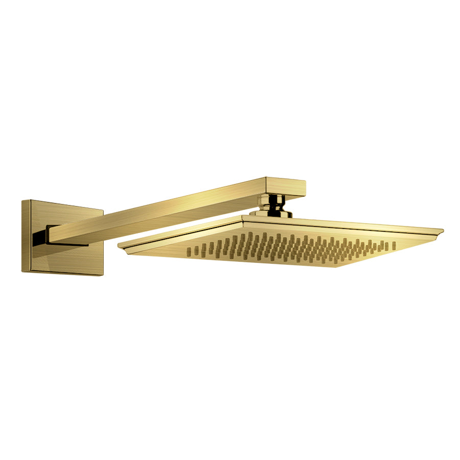Eleganza 46148.087 Wall-Mounted Adjustable and Antilimestone Showerhead in Brushed Gold Ccp